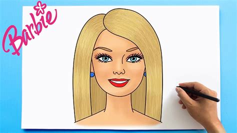 easy barbie drawing